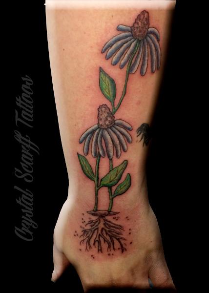 Tattoos - Flower Painting - 96064